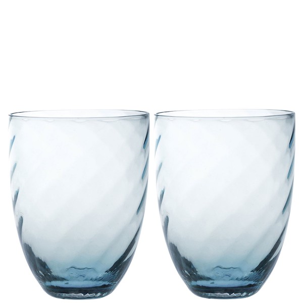 KLIMCHI Wasserglas Marika 2er Set Blau